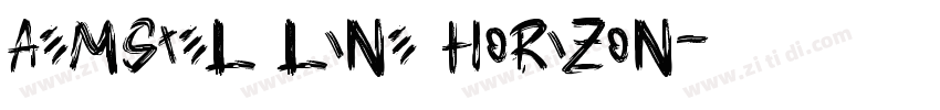 Aemstel Line Horizon字体转换